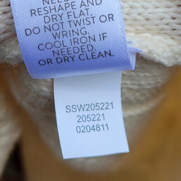 J. Jill Cream Cable Knit Cardigan - Picture 7 of 7